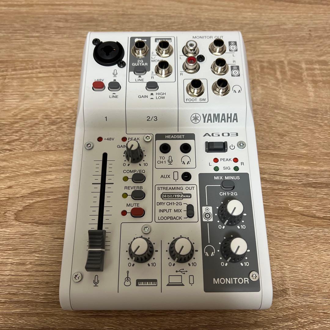 YAMAHA AG03 MK2 白　箱無し