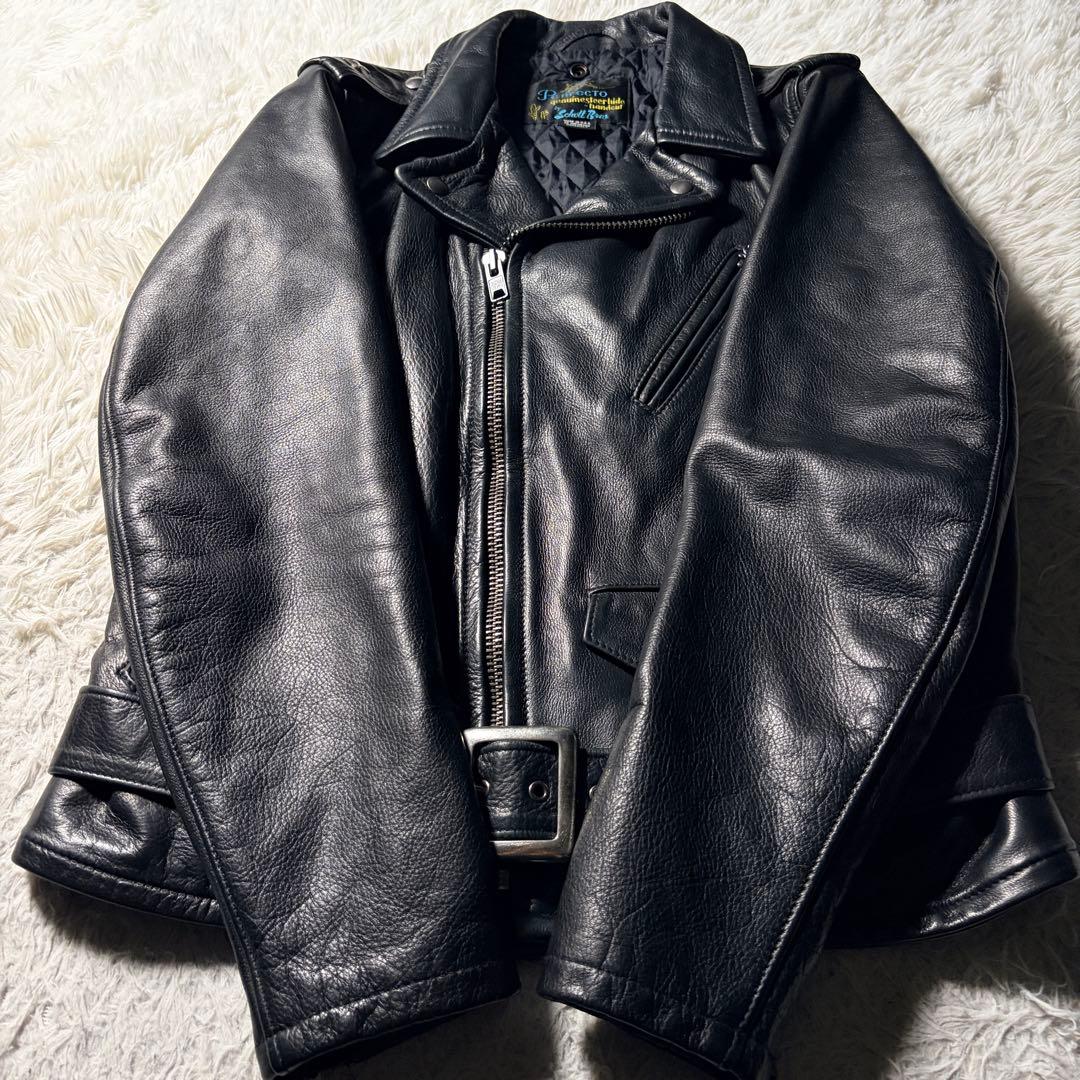 schott ライダースジャケット 519MP ワンスター　サボテンタグ　黒　M