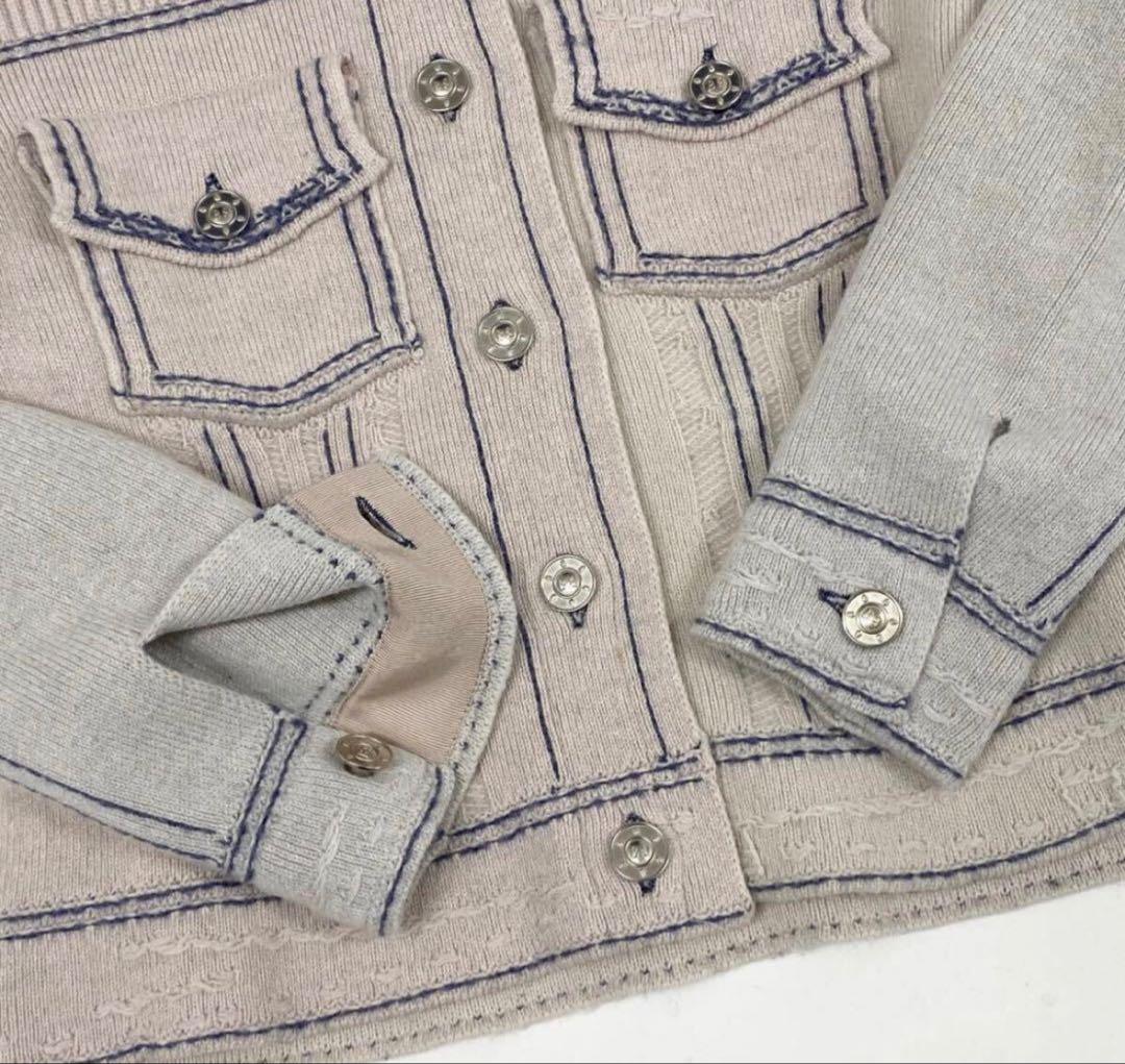 春 ジェニ Jenni 着用 Barrie カシミア ニット ジャケット