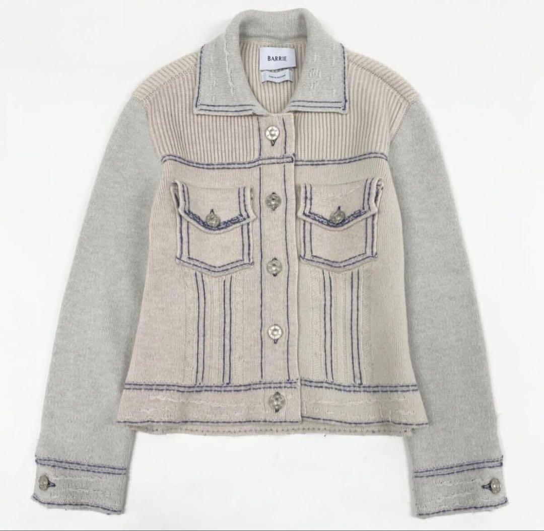 春 ジェニ Jenni 着用 Barrie カシミア ニット ジャケット