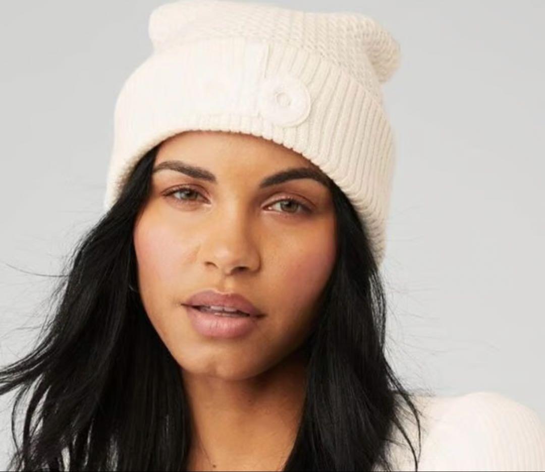 帽子 alo Cool Skies Beanie - Ivory