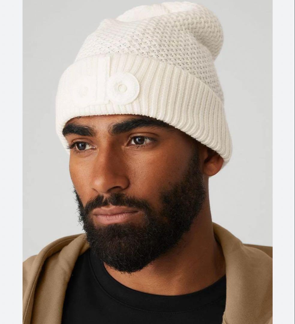 帽子 alo Cool Skies Beanie - Ivory