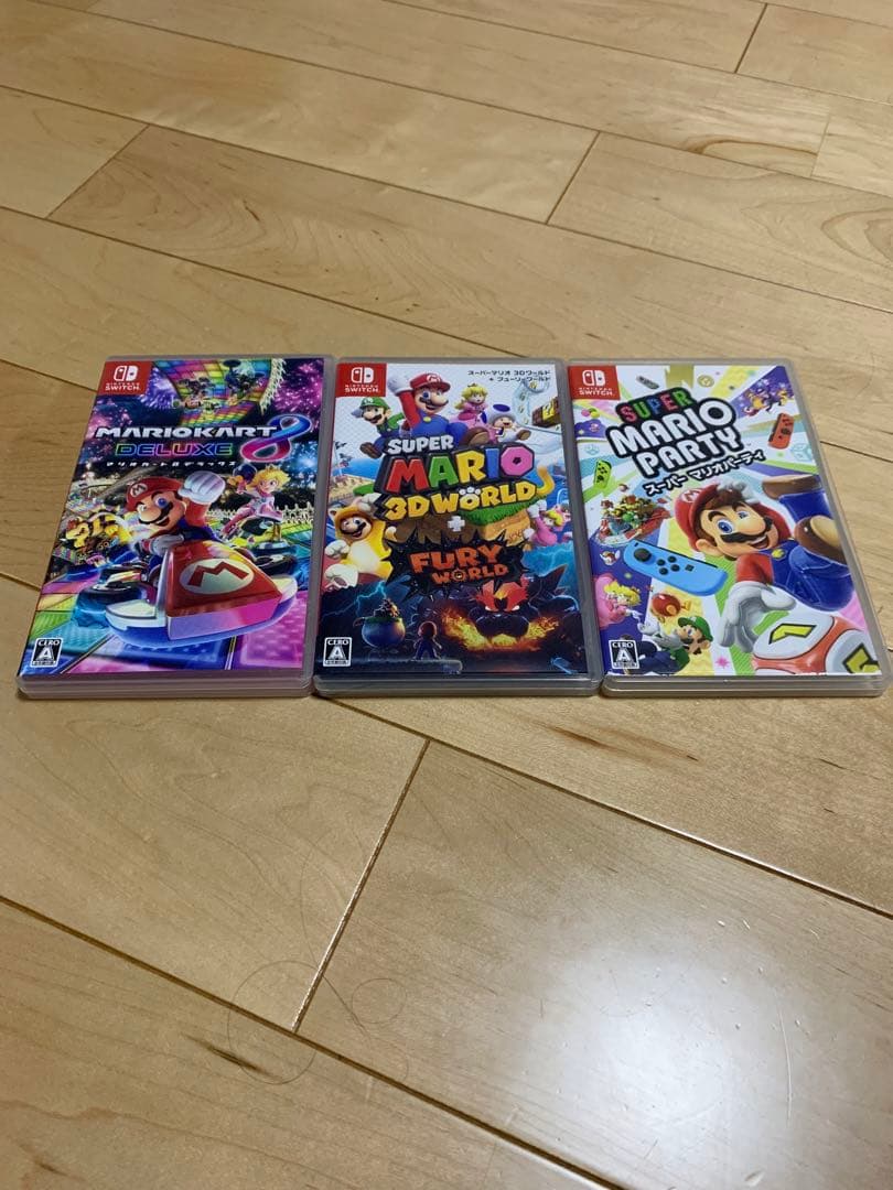 マリオカート8 デラックス・スーパーマリオ 3Dワールド・マリオパーティセット