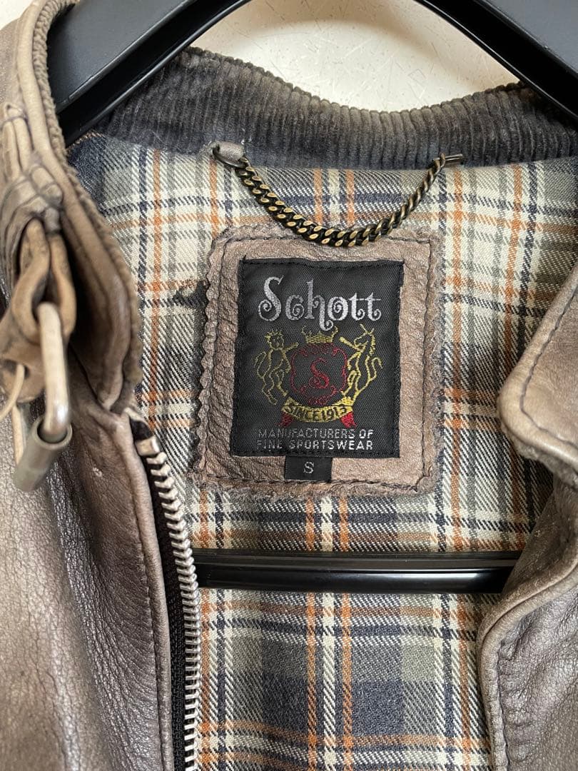 schottクラシックレザージャケット