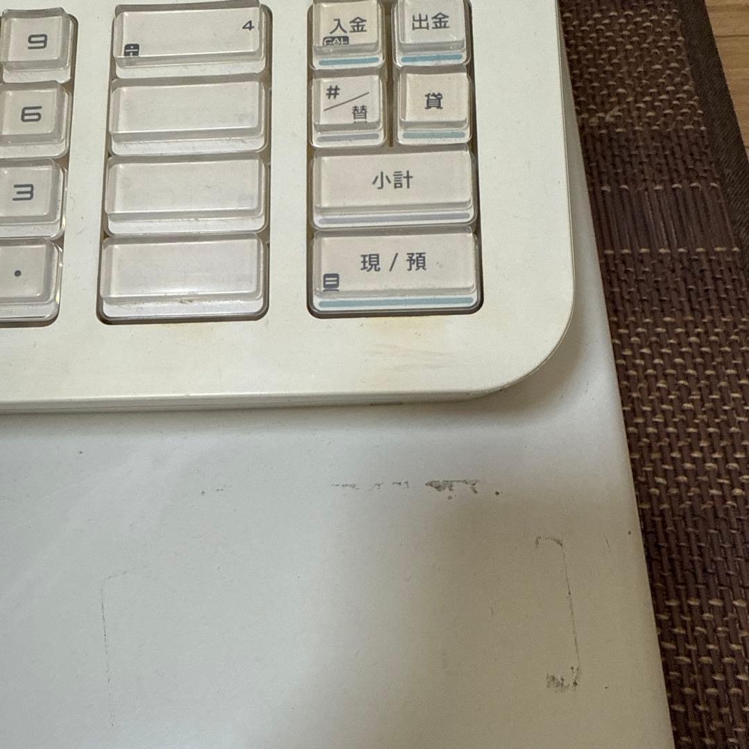 CASIO 電子レジスター110ER取扱説明書付き