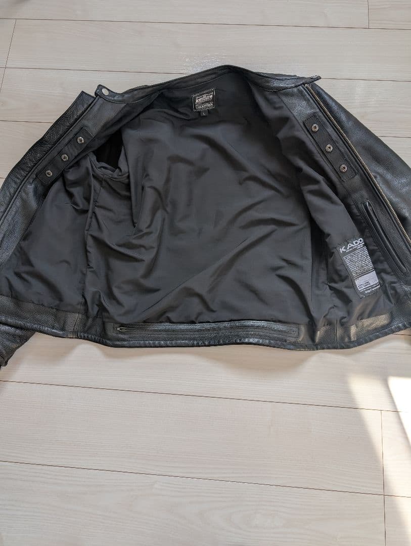 ハ*ー様 KADOYA レザージャケット　K’S LEATHER　シングルライダ