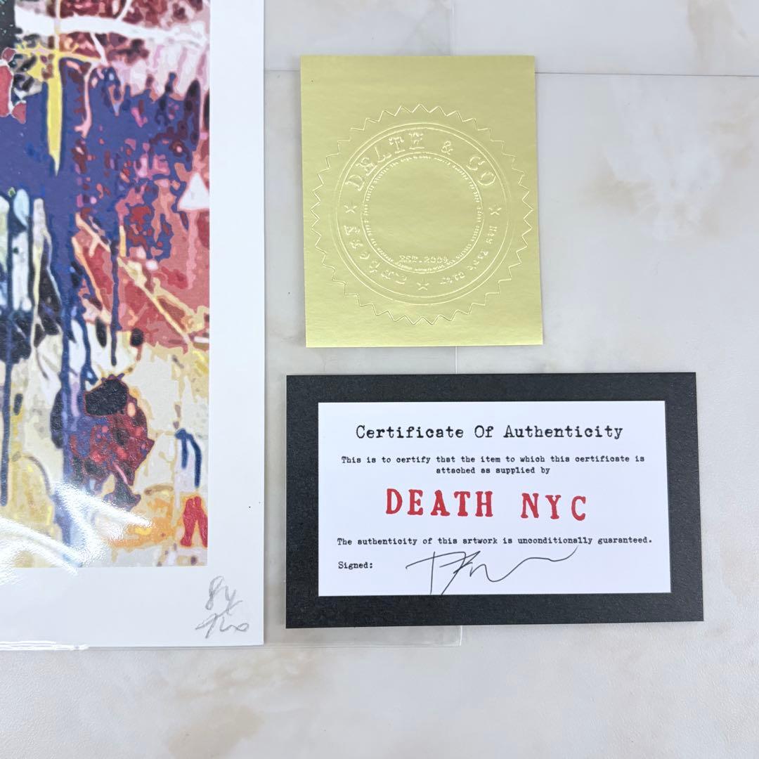 DEATH NYC ティンカーベル 限定100枚 現代アート 直筆サイン