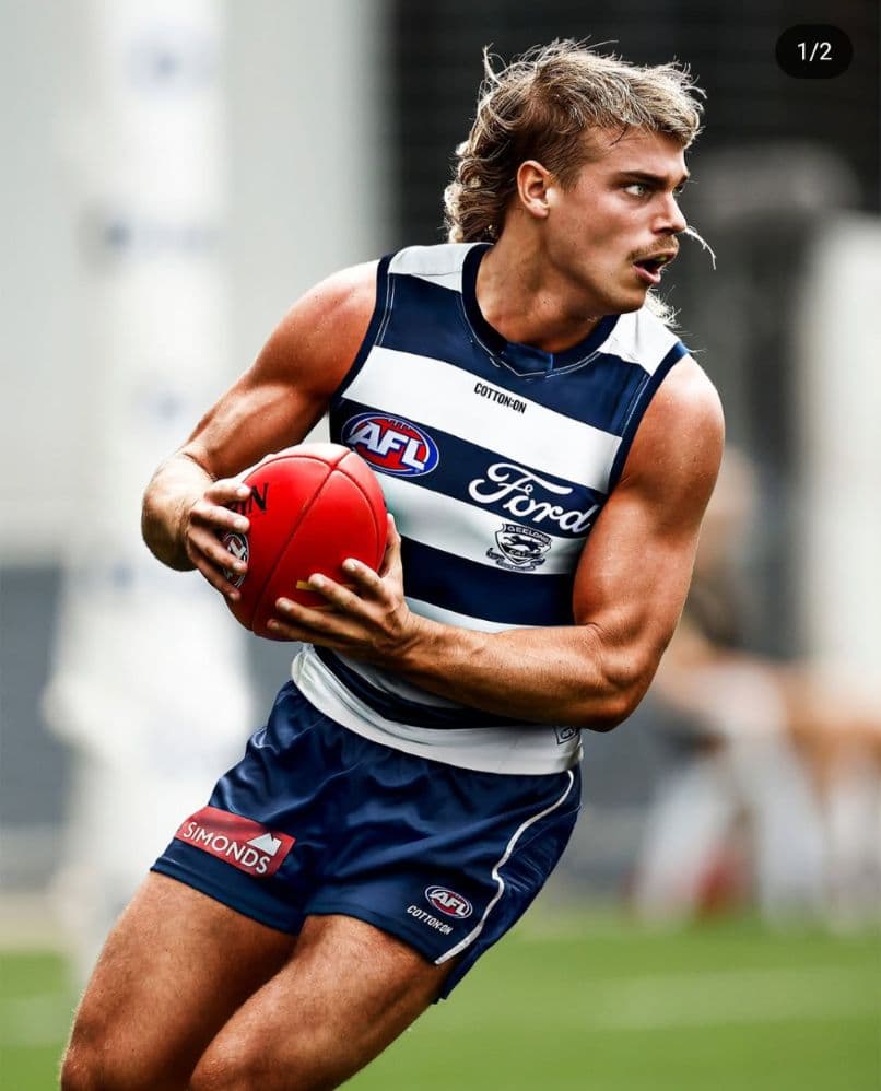 【海外XLサイズ】AFL ジーロング・キャッツ '24 ホームガーンジー