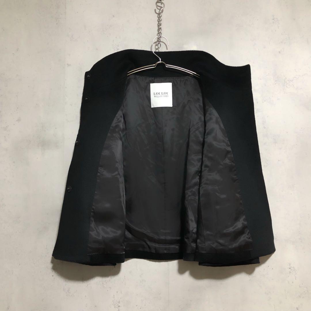 良品　Loulou Willoughby アンゴラビーバージャコット　ジャケット