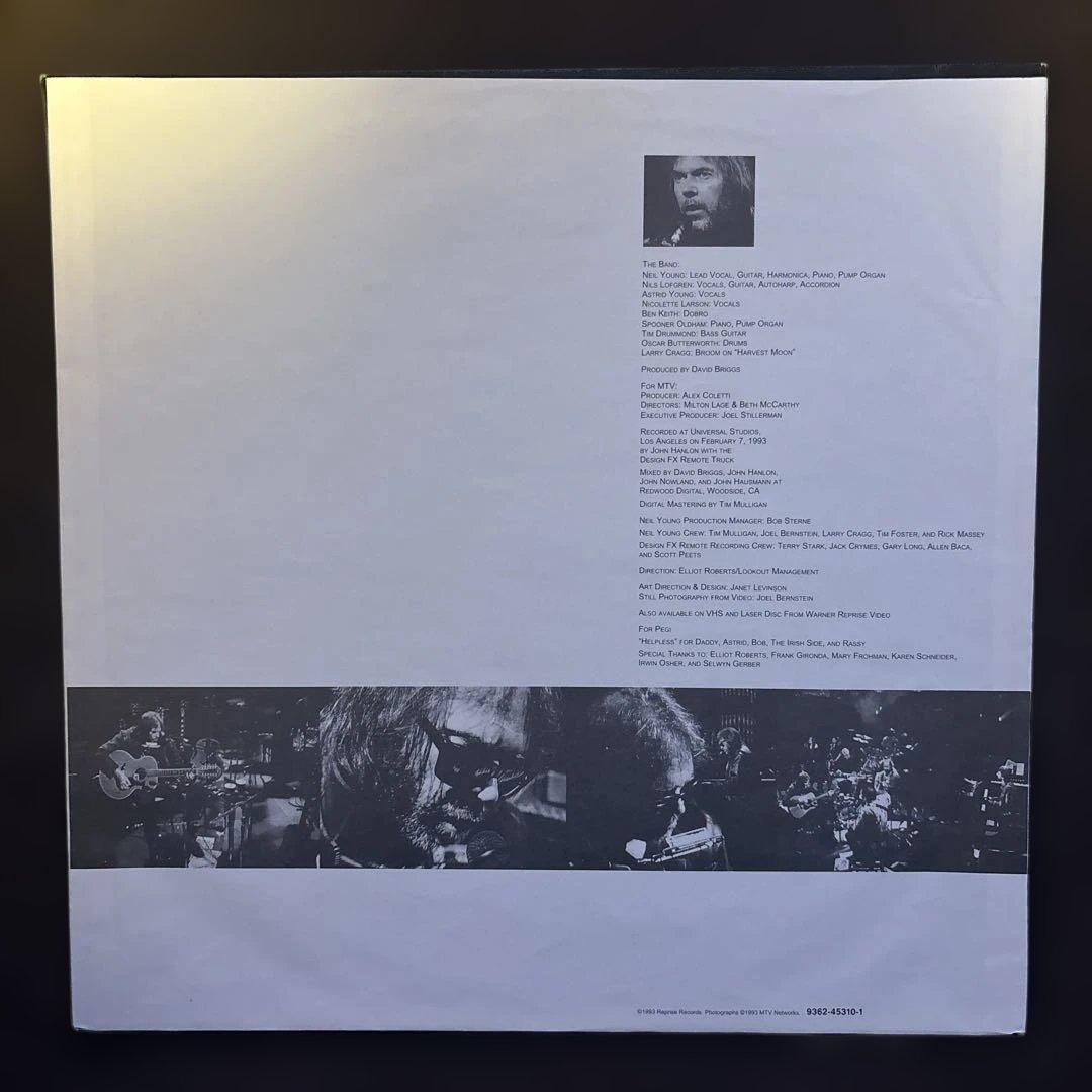 Neil Young Unplugged LP ニール・ヤング アンプラグド