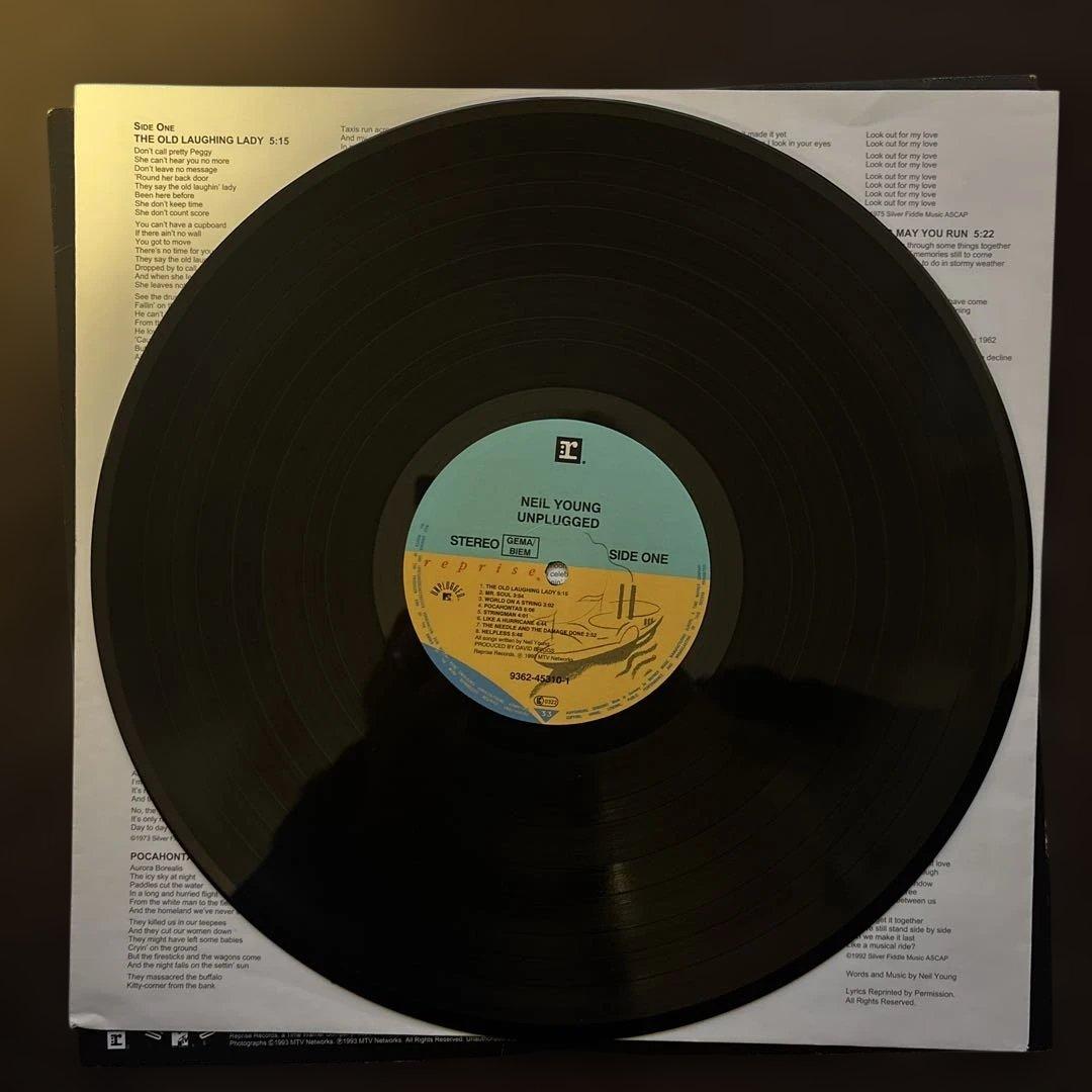 Neil Young Unplugged LP ニール・ヤング アンプラグド