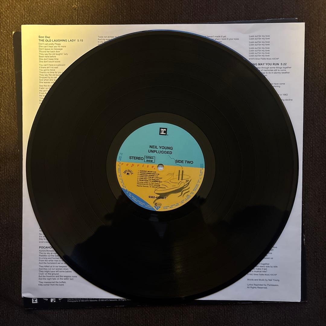 Neil Young Unplugged LP ニール・ヤング アンプラグド
