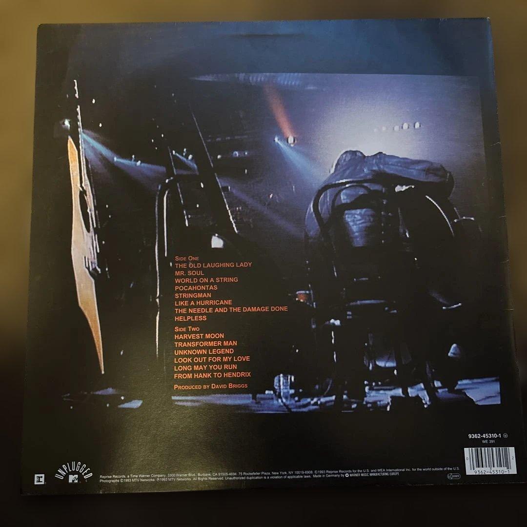 Neil Young Unplugged LP ニール・ヤング アンプラグド
