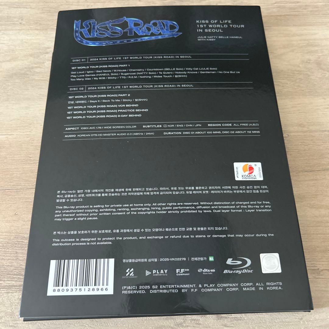 K-POP・アジア KISSOFLIFE 1STWORLDTOUR IN SEOUL Blu-ray