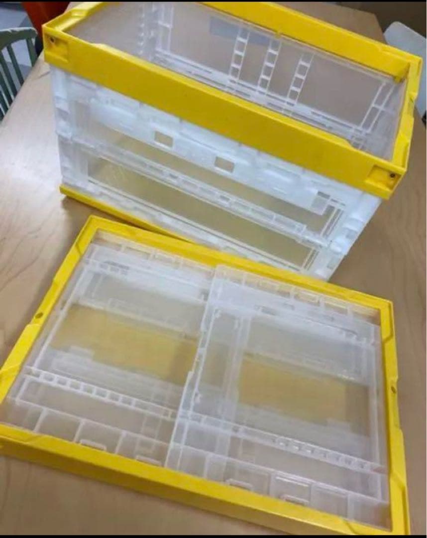 サンコー　折りたたみ式コンテナ前開きタイプ　５個セット