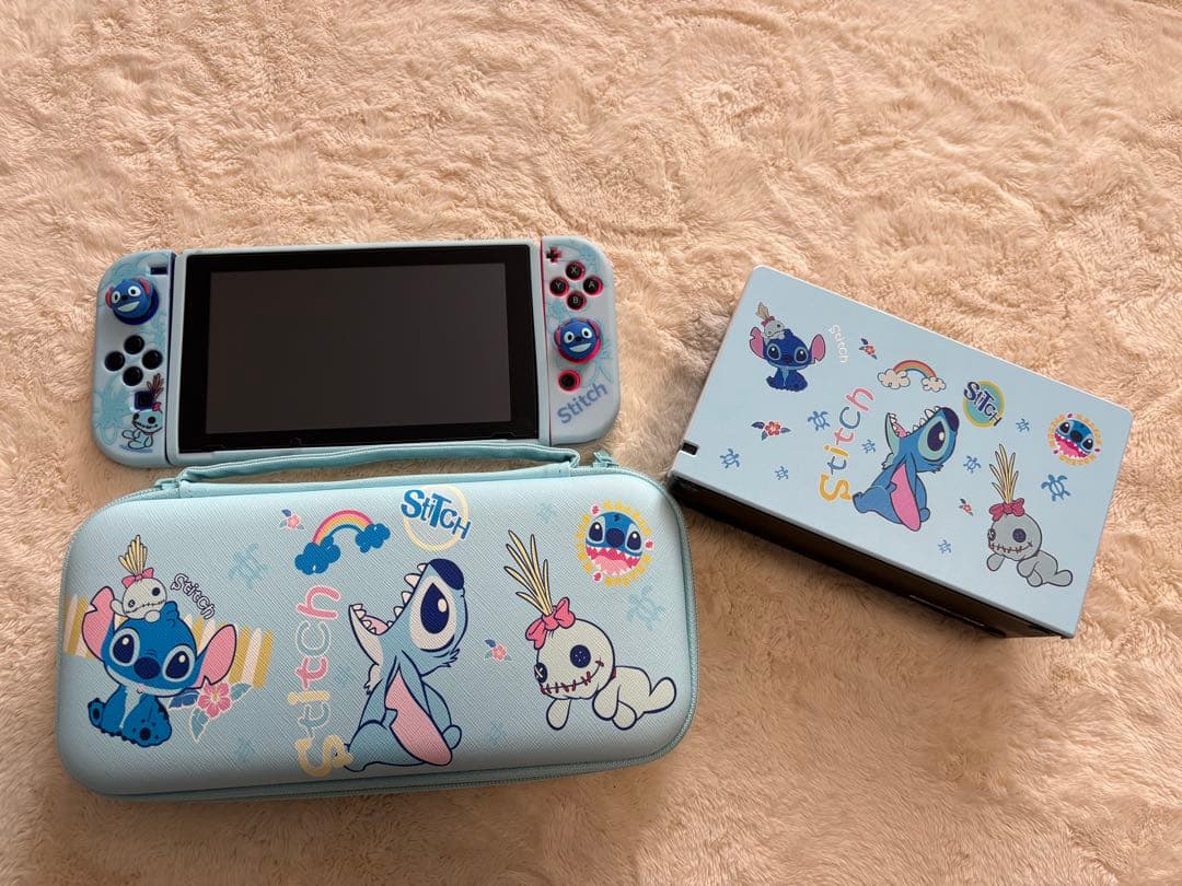 【限定1点】Nintendo Switch スティッチセット（付属品付き）