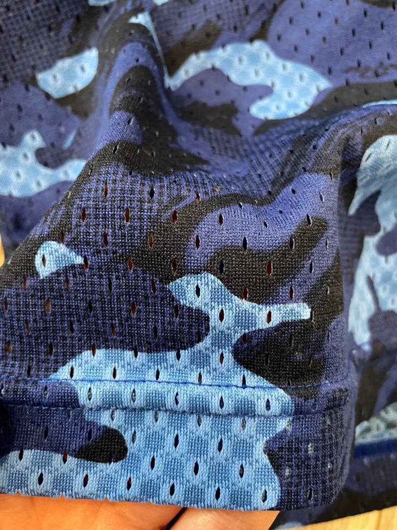 Mizuno ミズノ ブルー迷彩 上下セット ミズノプロ