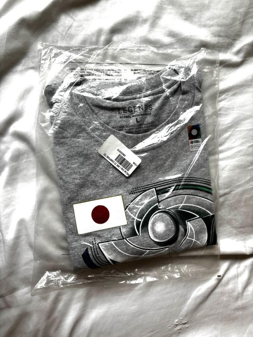WBC 2023 サムライジャパン 世界一記念 Tシャツ、グレー、米国サイズ L