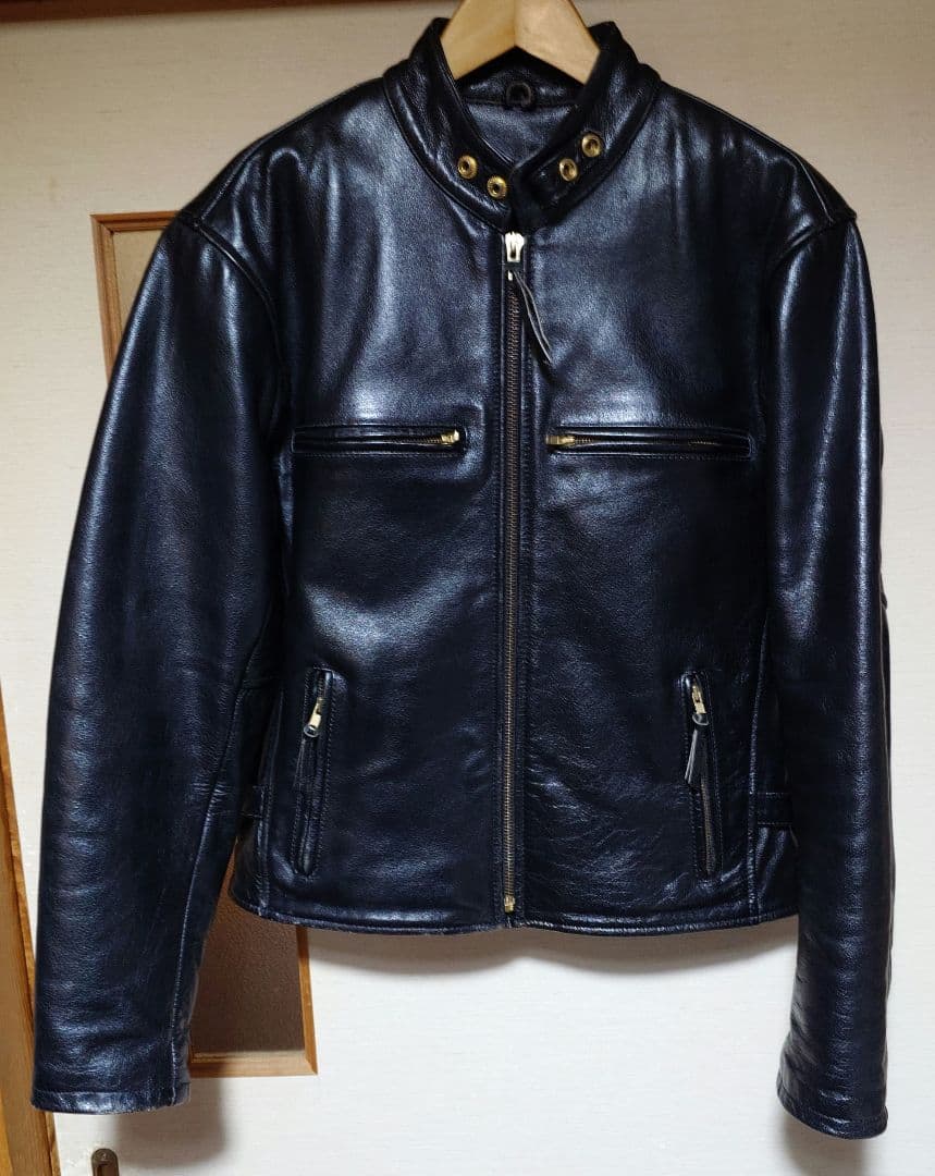 RED BULL LEATHER　レザーライダースM