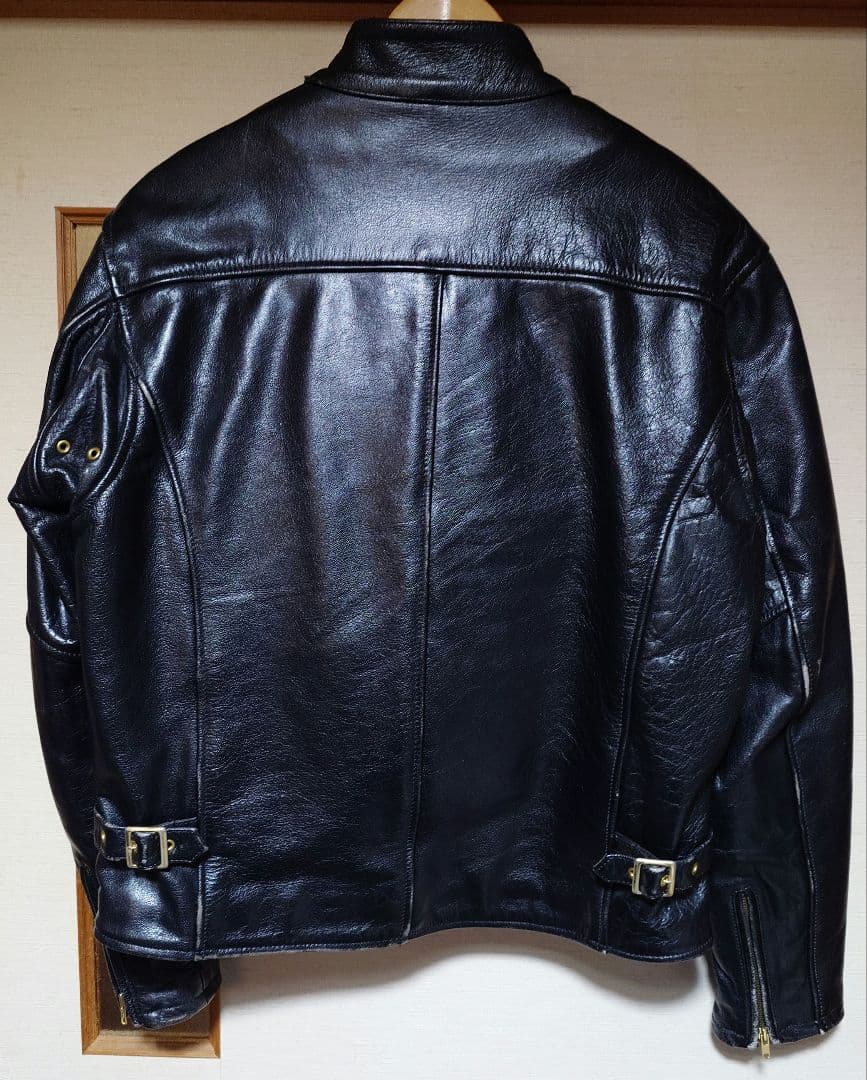 RED BULL LEATHER　レザーライダースM