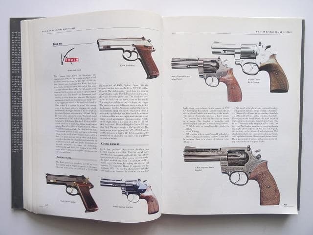 洋書◆拳銃やリボルバー写真集 本 ミリタリー スミス コルト ベレッタ 銃弾