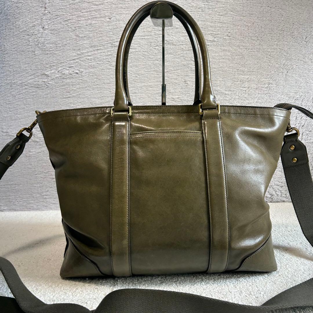 COACH コーチ トートバッグ 70600 レザートートバッグ　チャーム付き