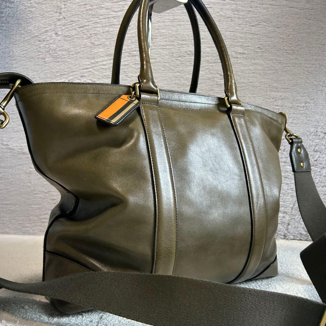 COACH コーチ トートバッグ 70600 レザートートバッグ　チャーム付き