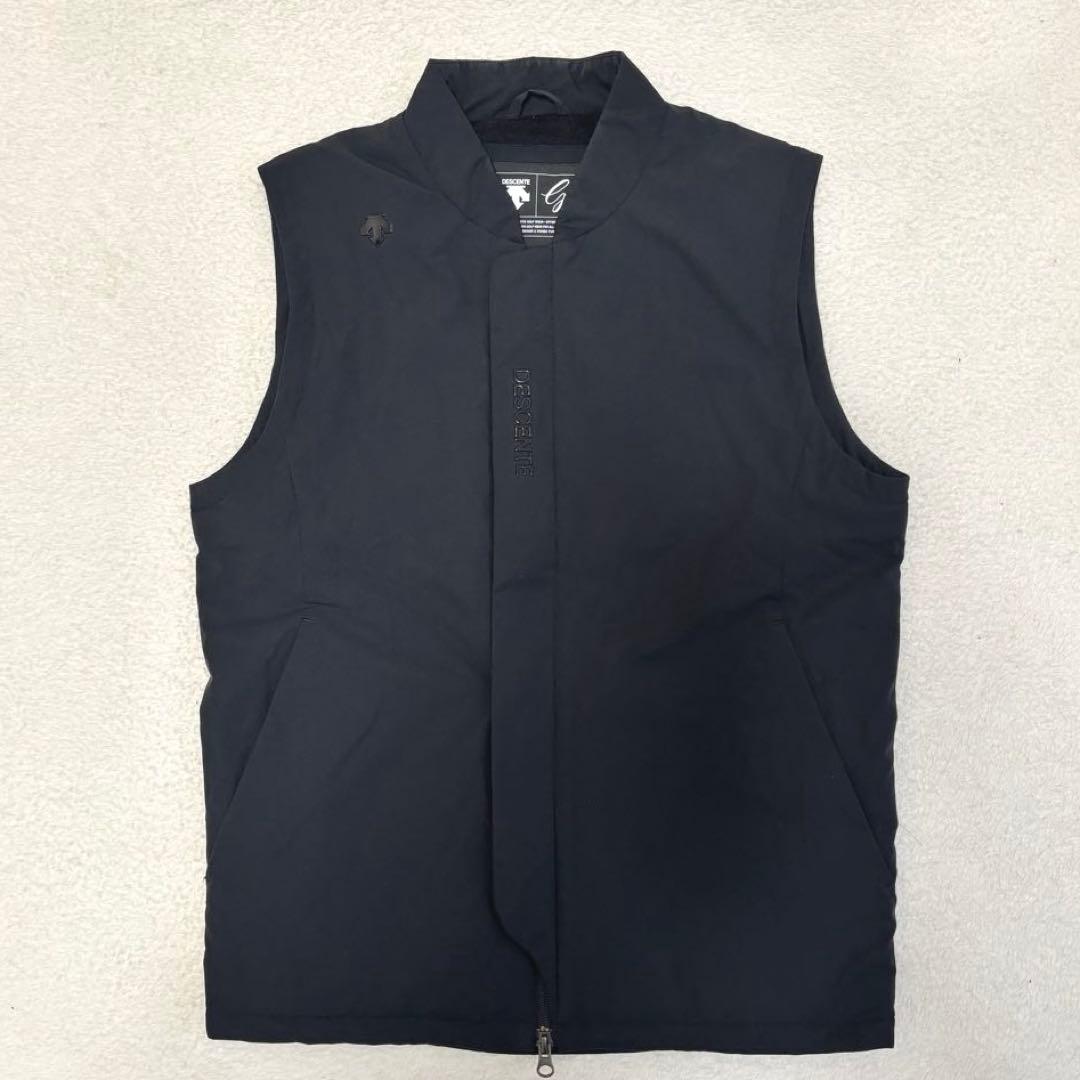 DESCENTE GOLF デサントゴルフ 中綿ベスト ブラックL