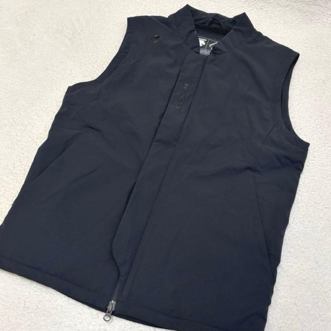 DESCENTE GOLF デサントゴルフ 中綿ベスト ブラックL