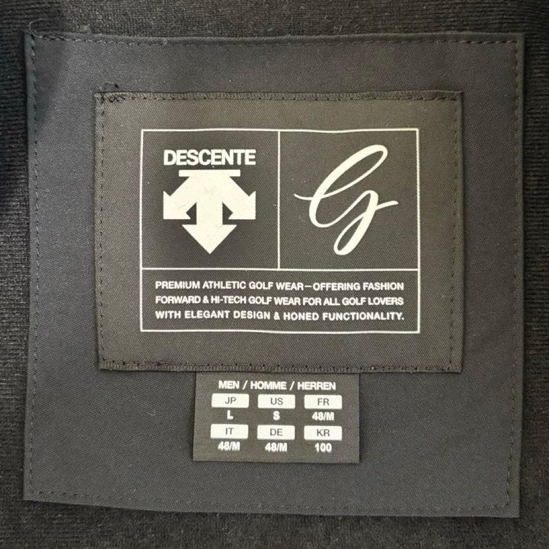 DESCENTE GOLF デサントゴルフ 中綿ベスト ブラックL