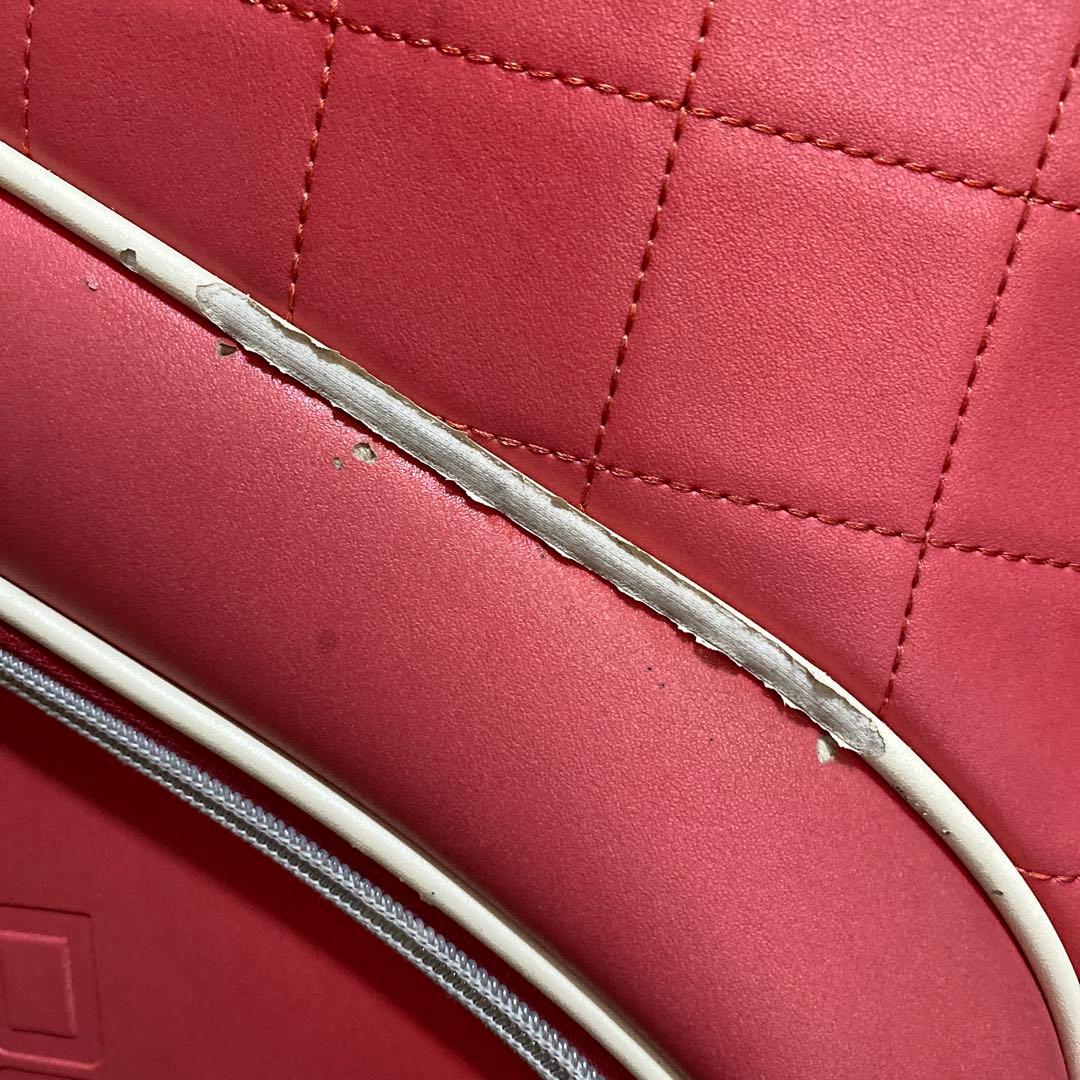 DOUC DESIGN ゴルフバッグ レッド 4仕切り訳あり
