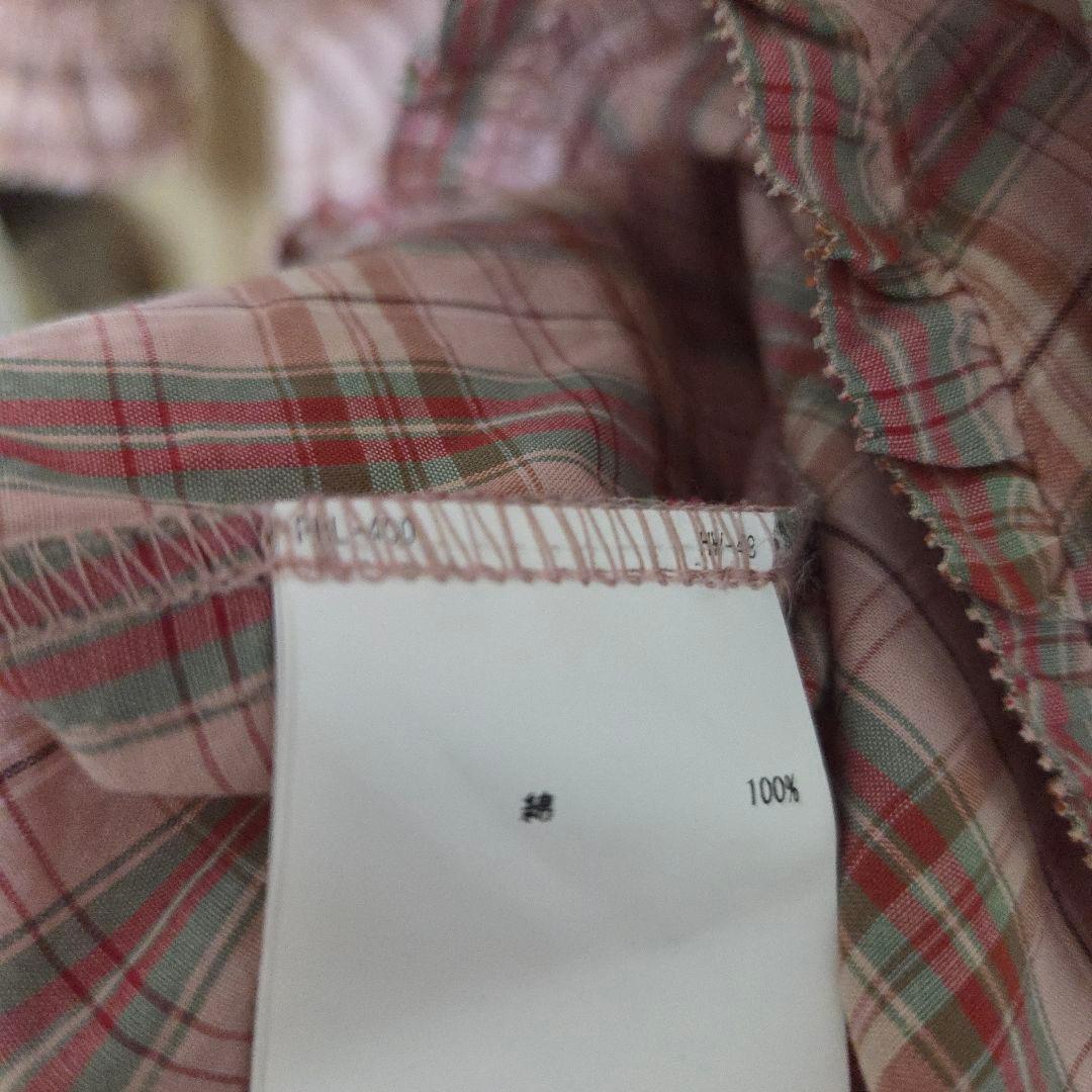 PINK HOUSEチェック柄フード付ブラウス 新品未使用・即購入️⭕️セール中