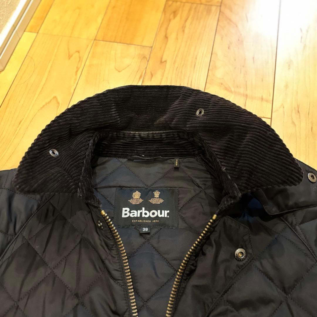 Barbour ビデイルナイロンキルティングジャケット 38