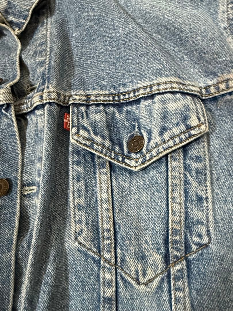 【古着】Levi's デニムジャケット XXLサイズ ライトブルー