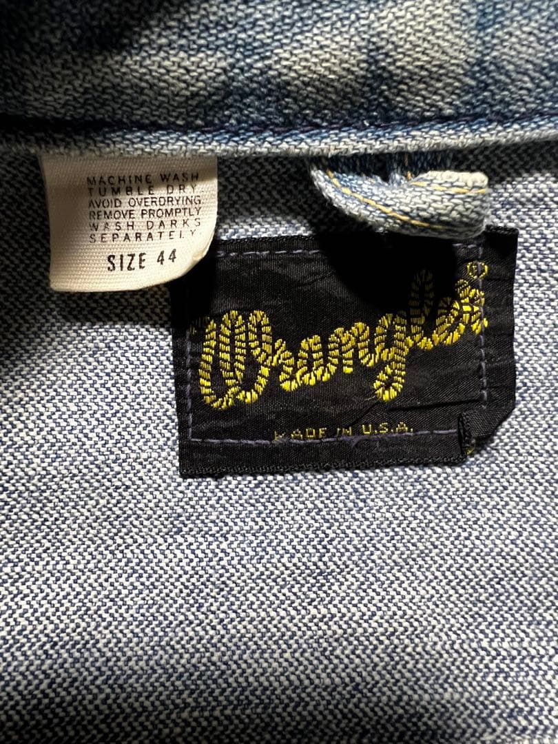 m*9様 70s ヴィンテージ Wrangler 124MJ デニムジャケット