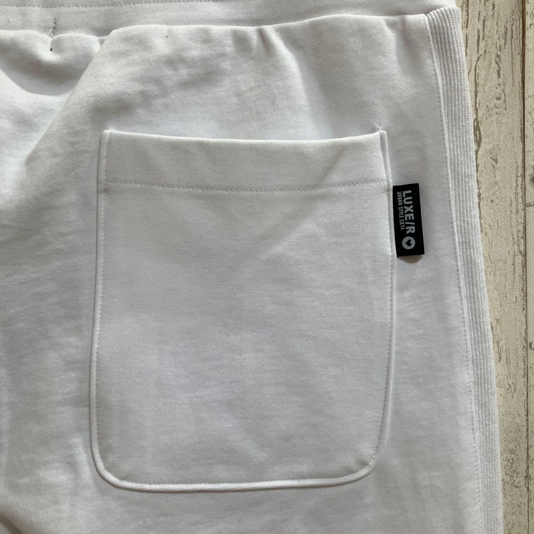 LUXE /R ストレッチポンチジャージ生地　コード刺繍パンツ