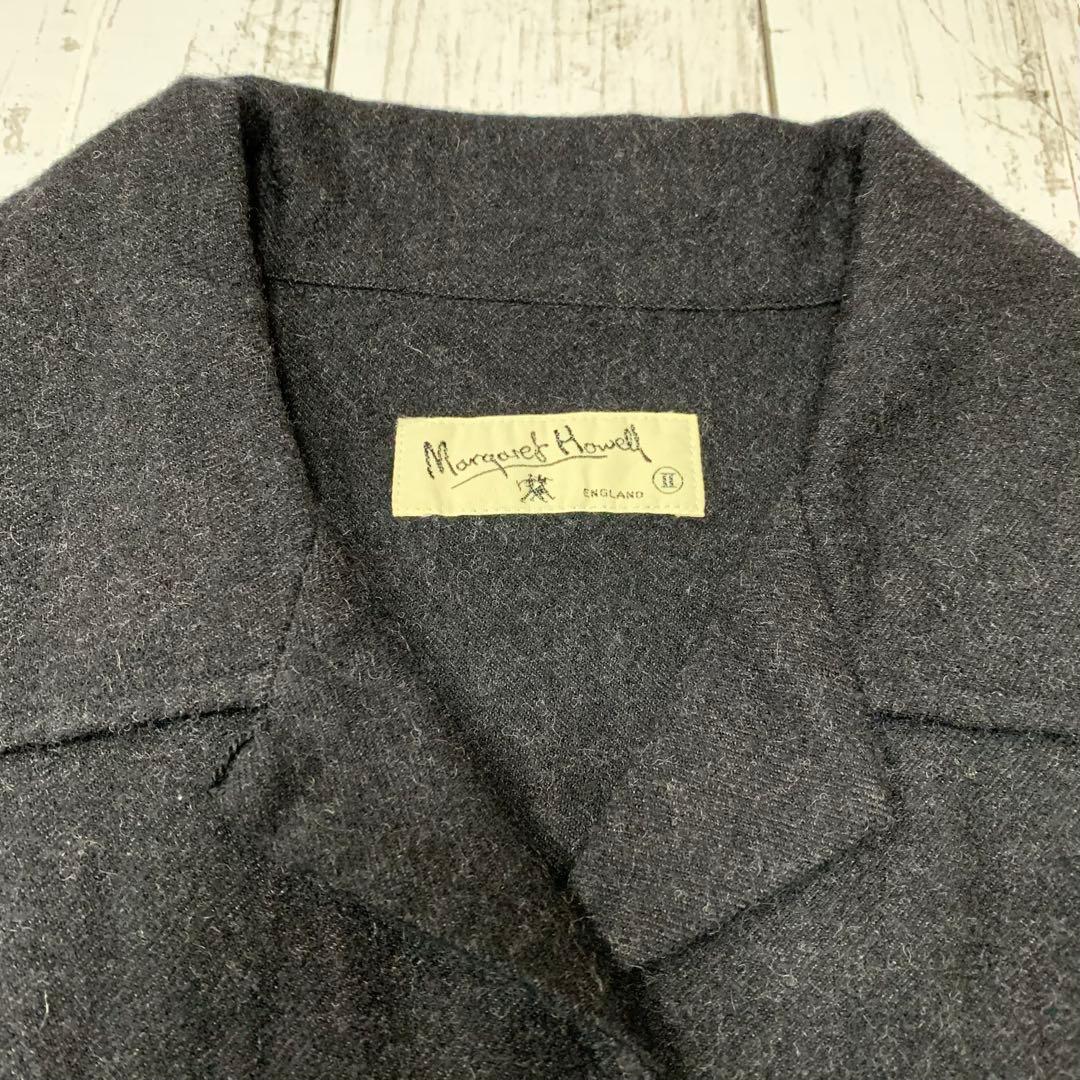 2/23まで値下　美品　マーガレットハウエル　ウールシャツ　レディース　Ⅱ
