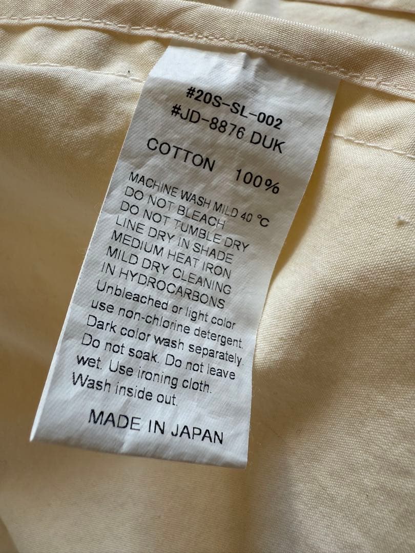 DANTON ノーカラージャケット