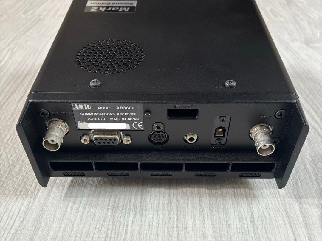 AOR AR8600 通信受信機 Second Edition