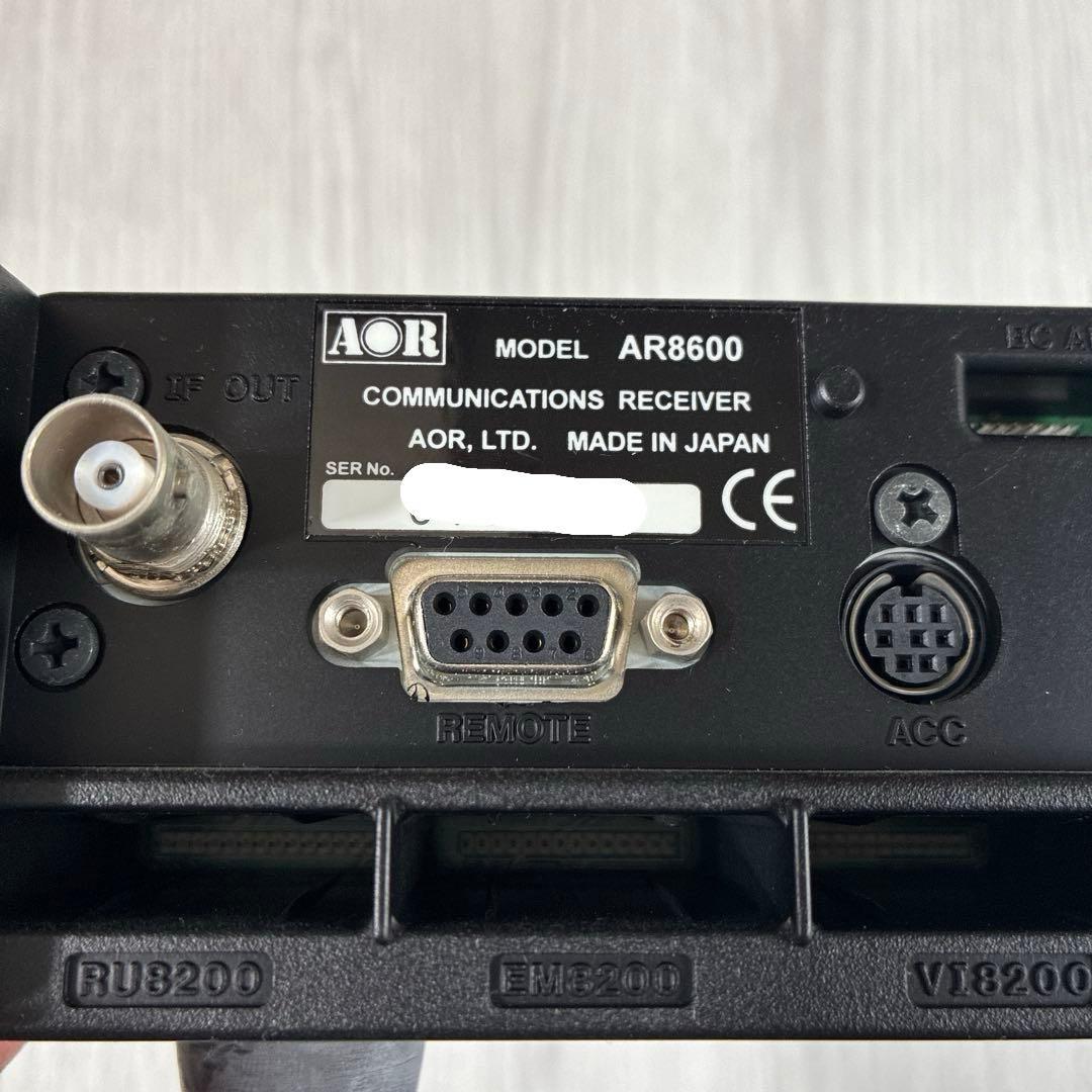 AOR AR8600 通信受信機 Second Edition
