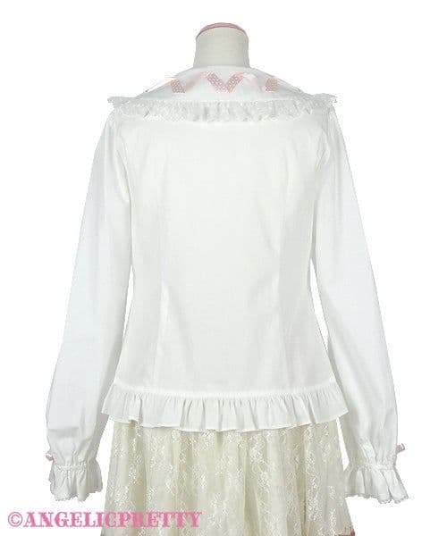 くるくるリボンブラウス Angelic Pretty ラベンダー