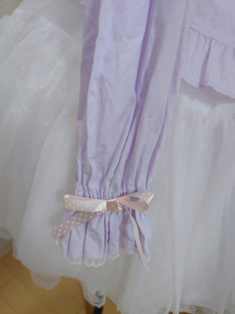 くるくるリボンブラウス Angelic Pretty ラベンダー