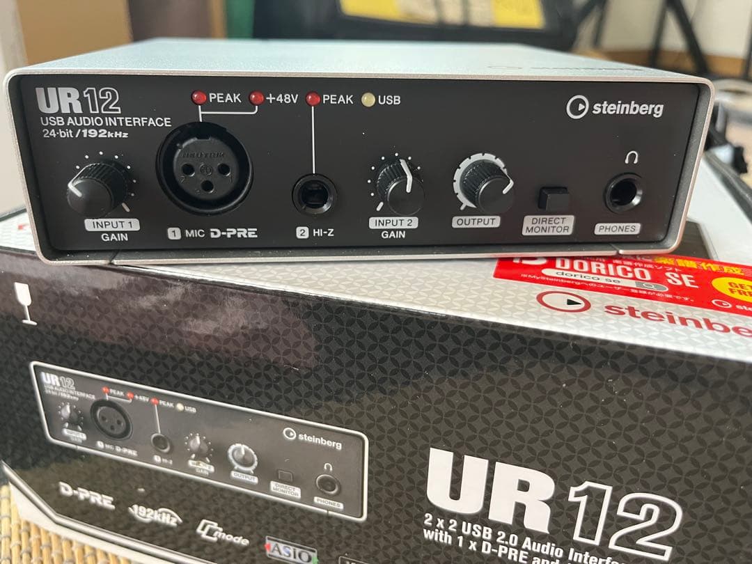 Steinberg UR12 USBオーディオインターフェース