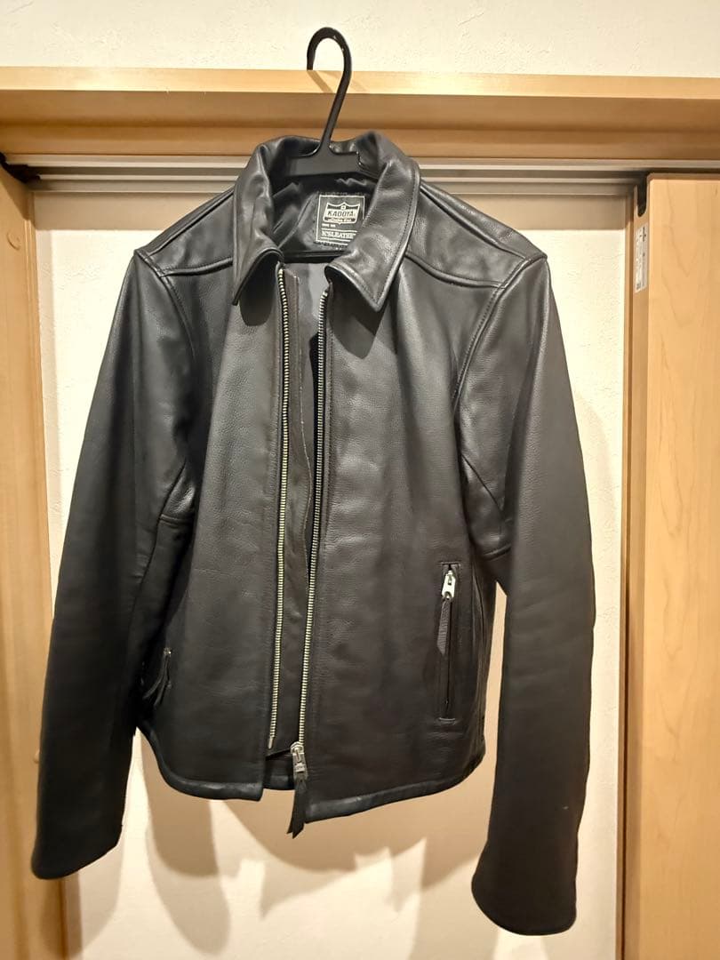 KADOYA レザージャケット　革ジャン　ライダースジャケット