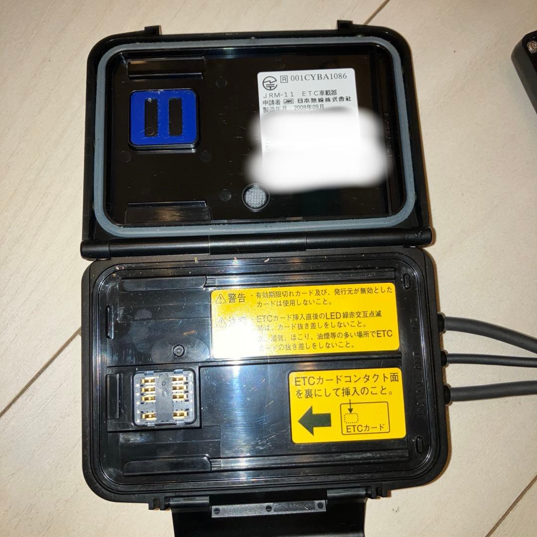 バイク用ETC JRM-11 二輪用ETC 車載器　JRC 2008年9月