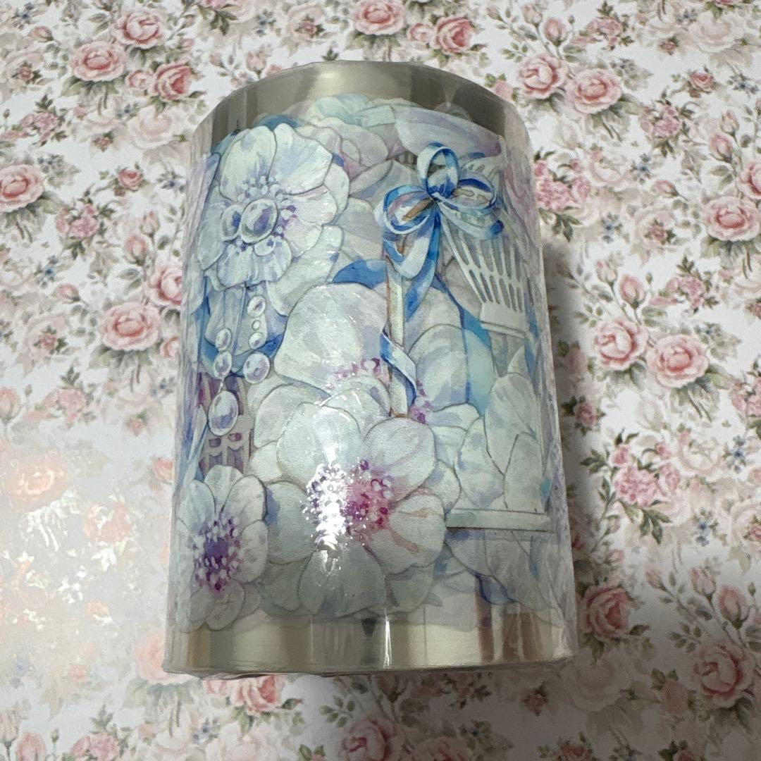 【新品】海外マステ　白花花
