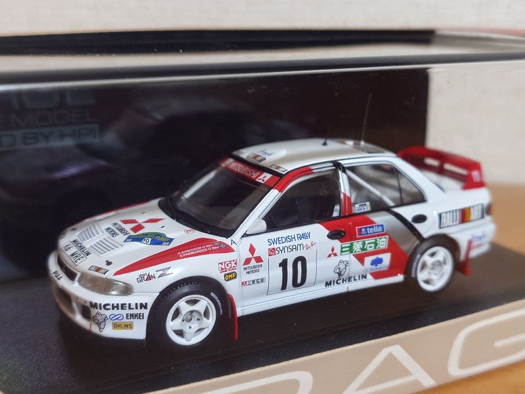 hpi 1/43 三菱 ランサーエボリューションⅡ 1995 Swedish