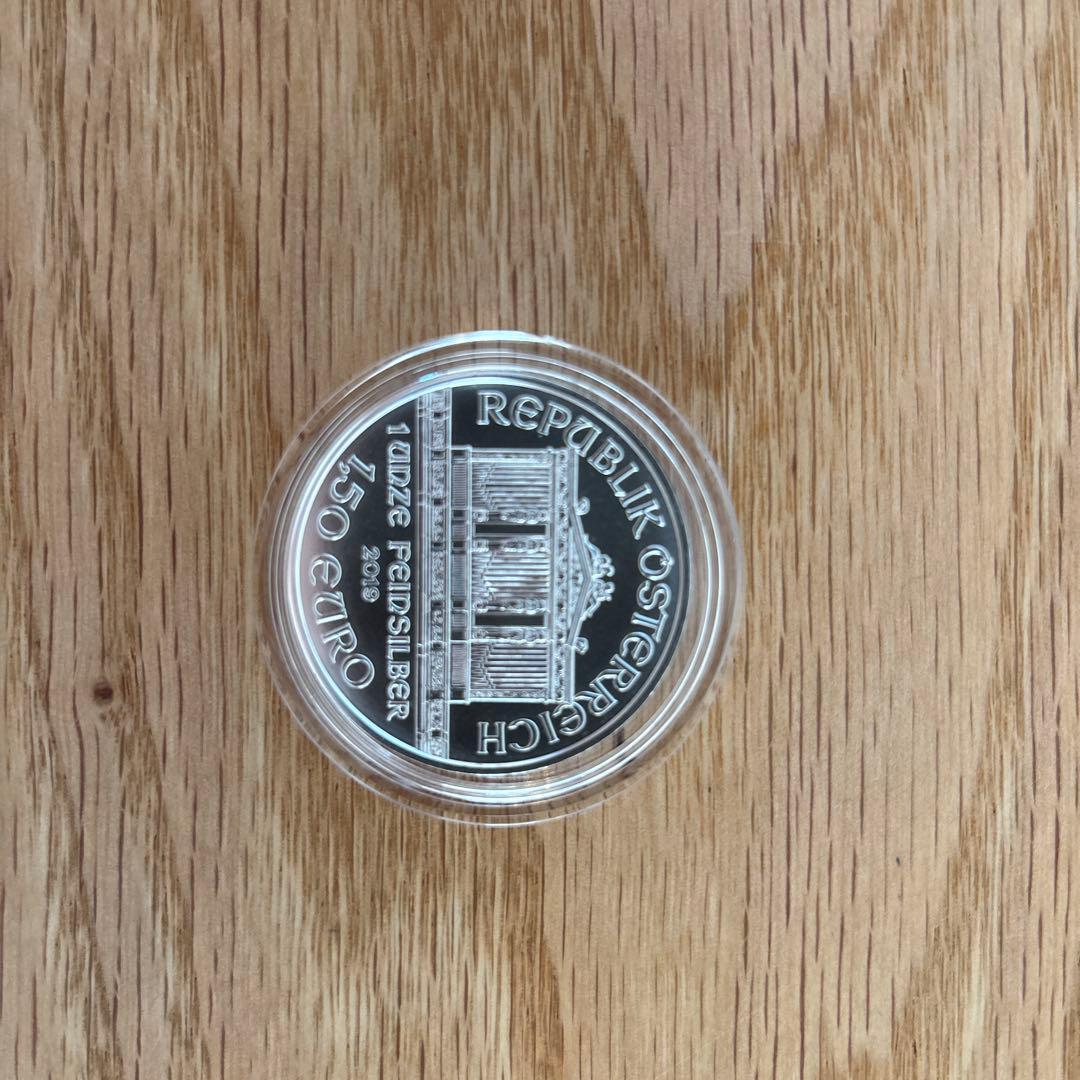 オーストリア1919年ウインフィルハーモニー大型純銀貨　1.5ユーロ銀貨　3枚
