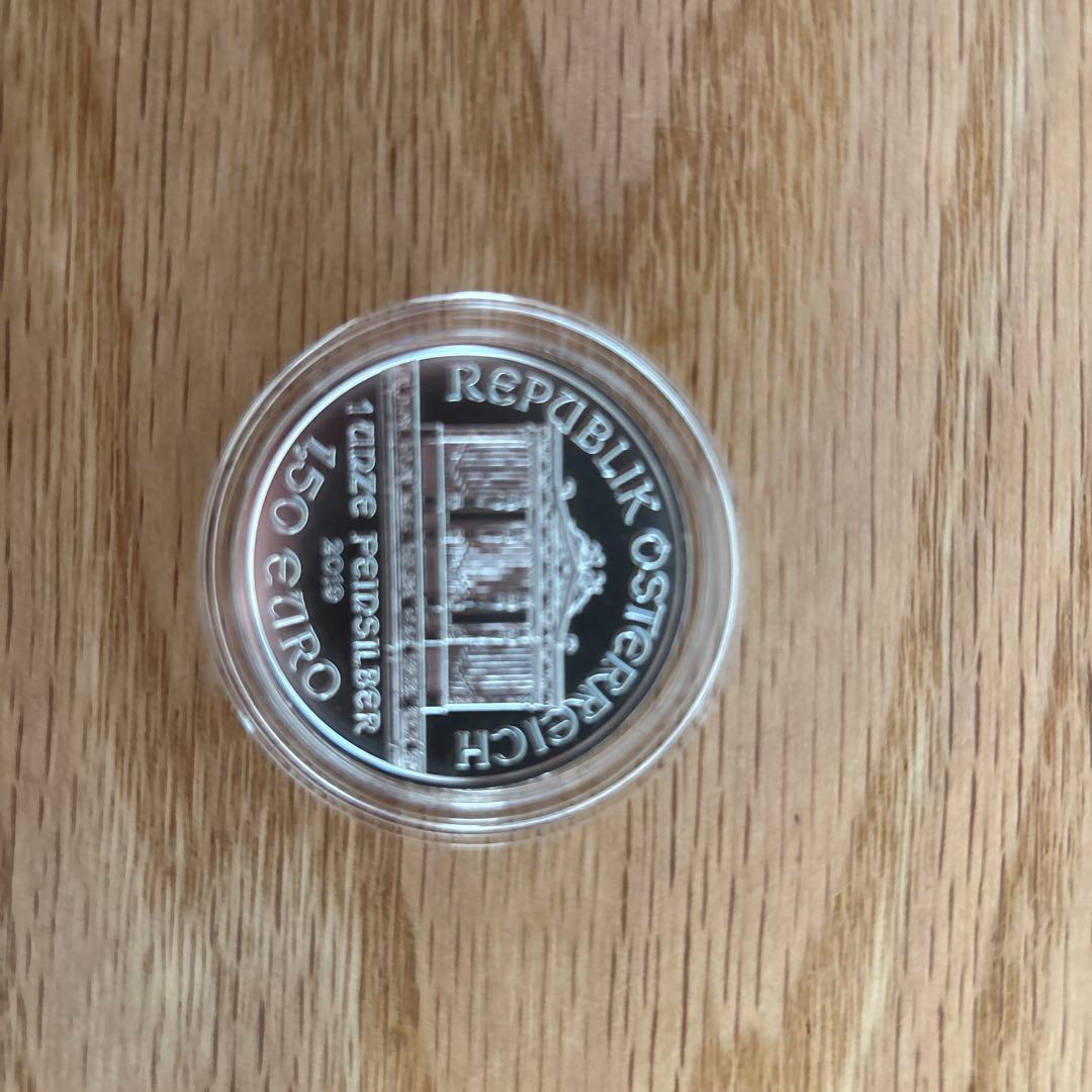 オーストリア1919年ウインフィルハーモニー大型純銀貨　1.5ユーロ銀貨　3枚