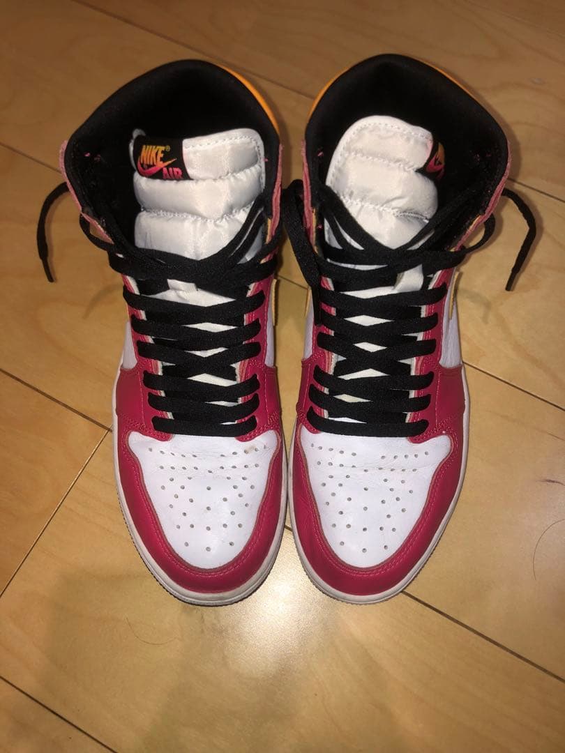 Nike Air Jordan 1 ピンク/オレンジ ハイカットシューズ